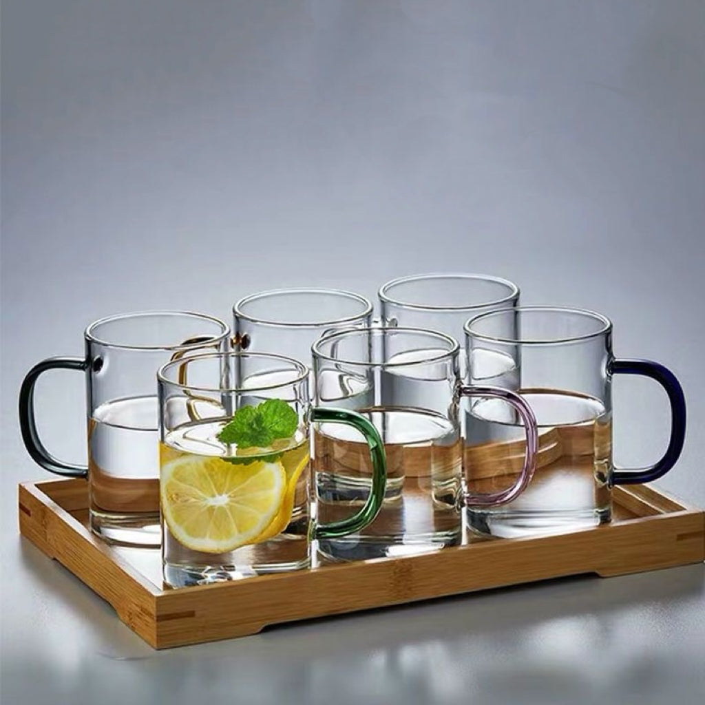 Set de Tazas de Vidrio - Capacidades Variadas