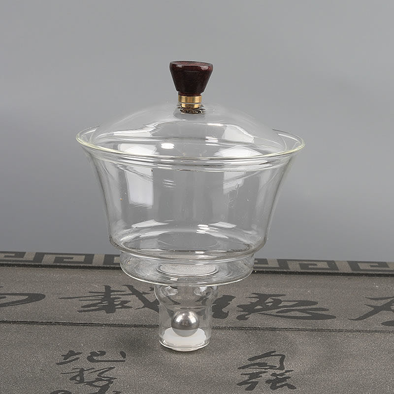Soporte de Infusión de Té con Diseño Moderno de Madera