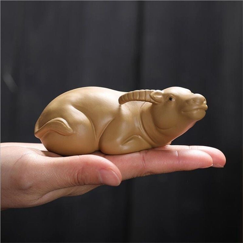 Mascota de té Búfalo en Cerámica