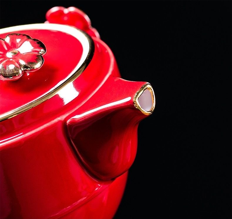 Set de Té Portátil "Gato de la Suerte" con Estuche - Diseño Desmontable