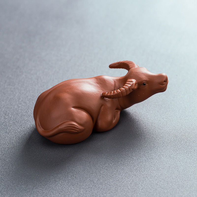 Mascota de té Búfalo en Cerámica