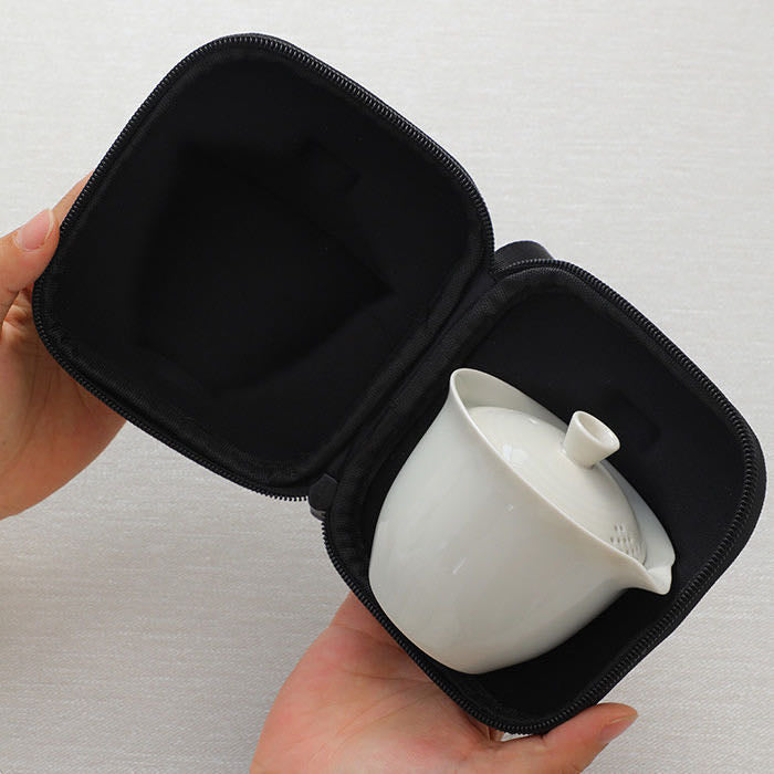 Set de Té Portátil con Estuche Compacto