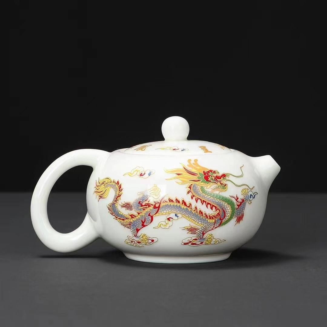 Juego de Té Termocrómico con Motivos de Dragón